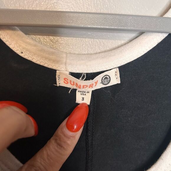 Sundry Ringer Contrast trim Maxi Dress - Picture 6 of 6